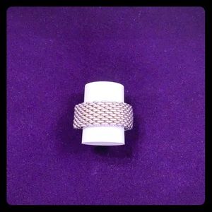 Tiffany & Co. Jewelry - Tiffany’s and co silver mesh ring. Beautiful! Tiffany & Co. Jewelry - Tiffany’s and co silver mesh ring. Beautiful!